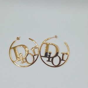 Big beautiful fashion hoop earrings